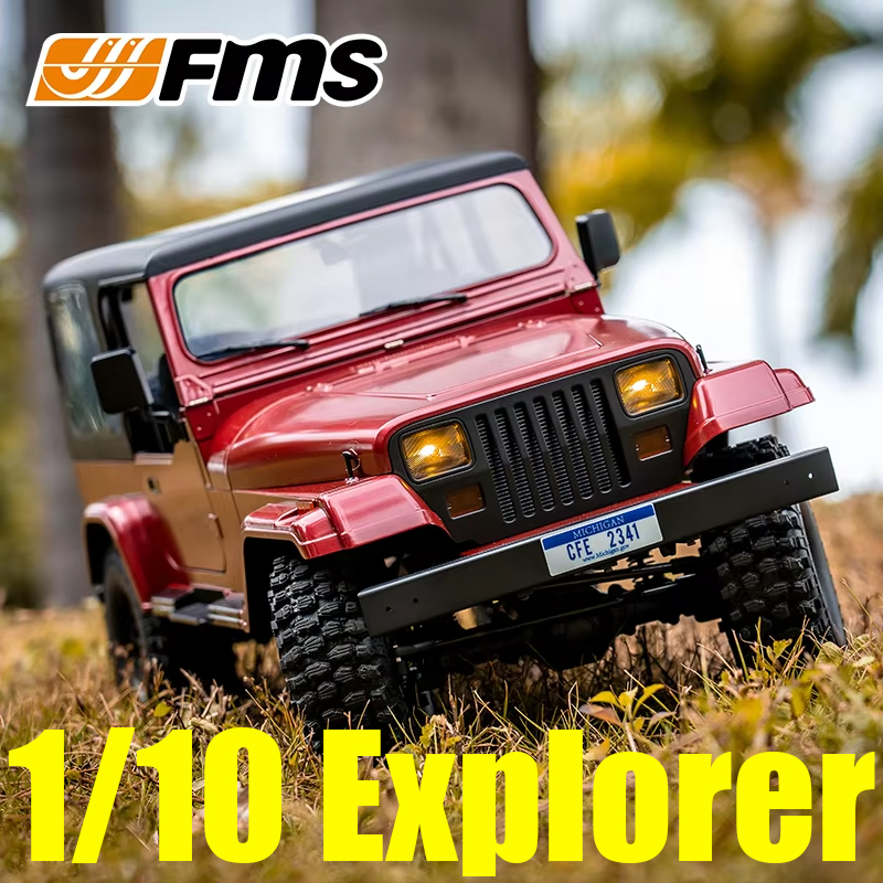 Outdoor Adventure Hobbies - Fms 1/10 Explorer Climbing Car Off