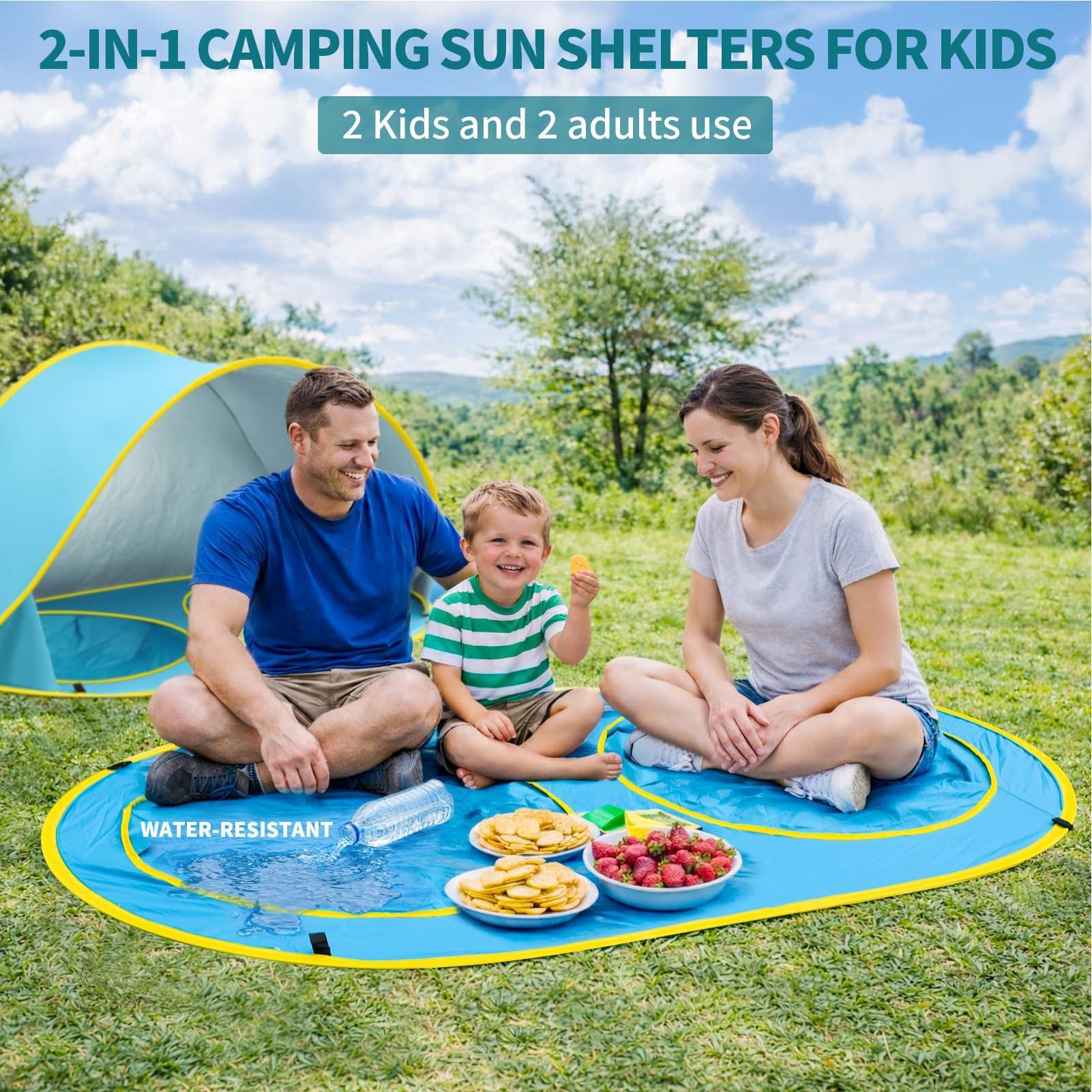Kid Beach Tent With Pool UV Pr - Outdoor Adventure Tent ulasan dan harga