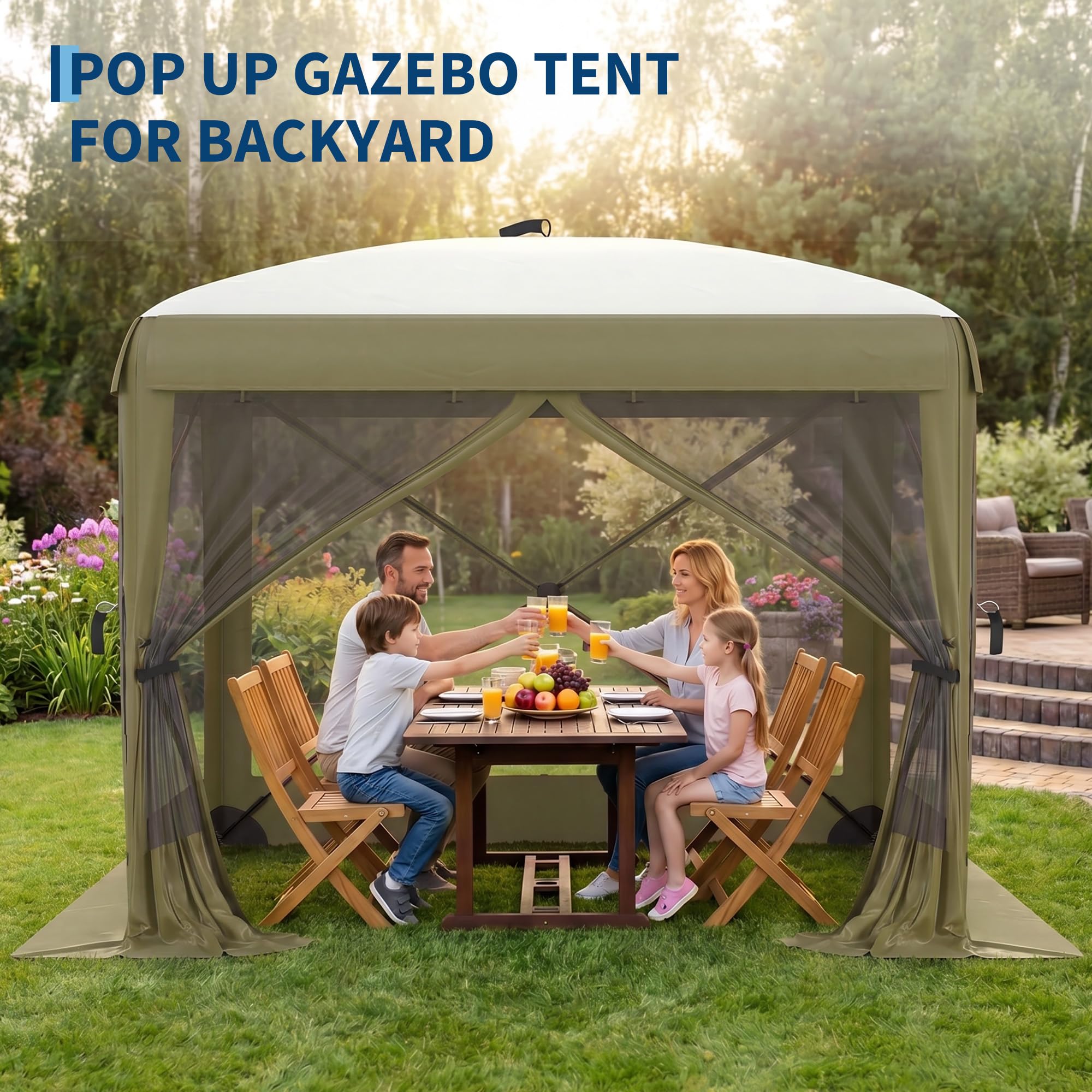 Spacious 8x8FT 11x11FT 12x12FT - Outdoor Adventure Tent ulasan dan harga