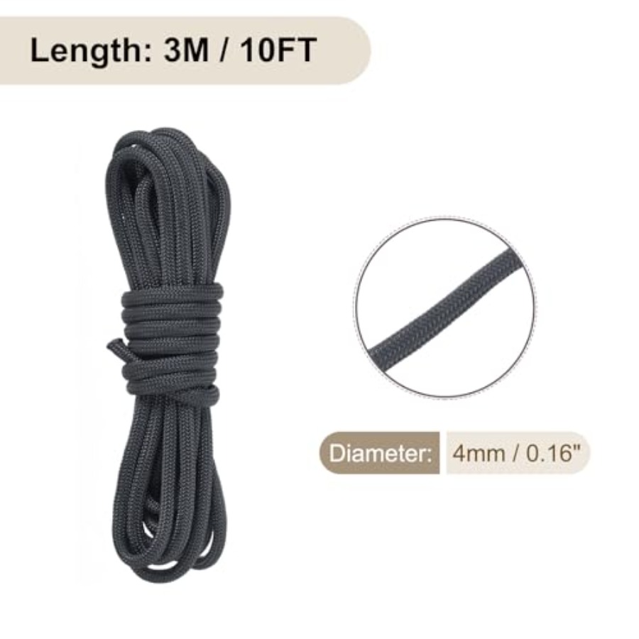 Outdoor camping tent gear: 4mm - Paracord 550 Feet ulasan dan harga