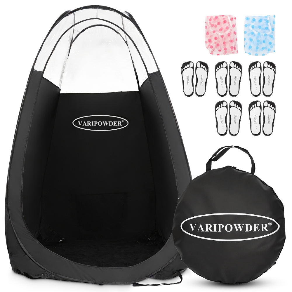 Black Spray Tanning Tent Porta - Outdoor Adventure Tent ulasan dan harga