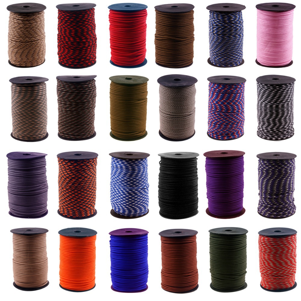 100 meters (320 feet ) Spool 5 - Paracord 550 Feet ulasan dan harga
