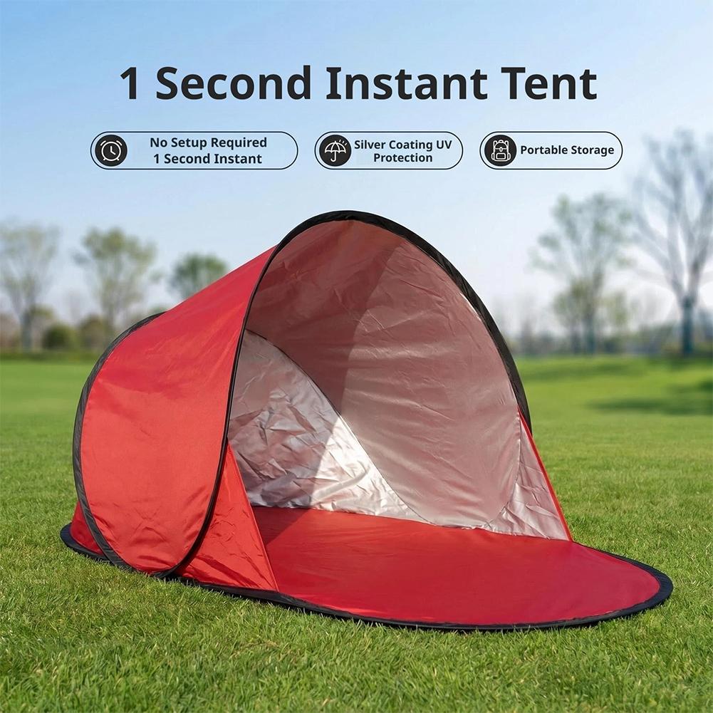 Pop Up Beach Tent UPF50+ UV Pr - Outdoor Adventure Tent ulasan dan harga