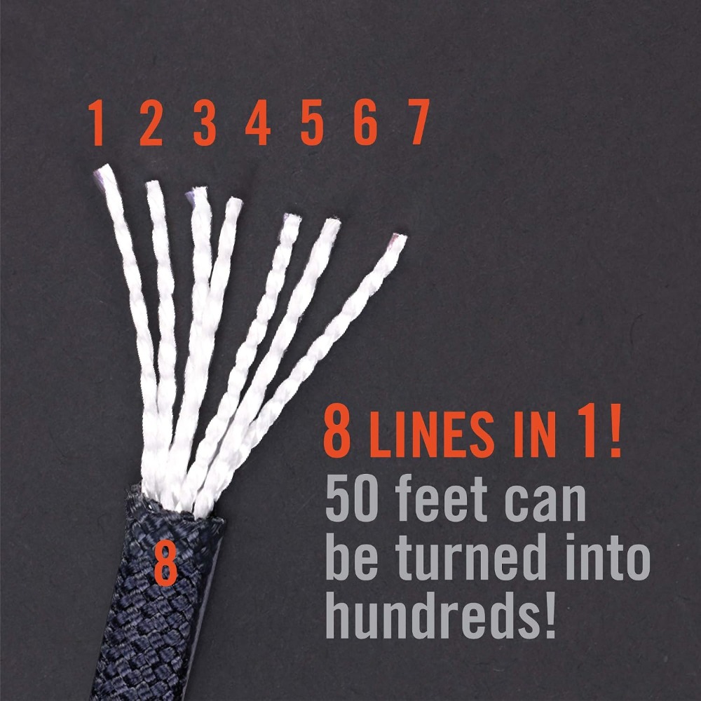 550 Paracord 100 Feet 7-Strand - Paracord 550 Feet ulasan dan harga