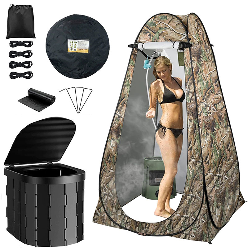 ‌Portable Pop-Up Toilet Tent P - Outdoor Adventure Tent ulasan dan harga