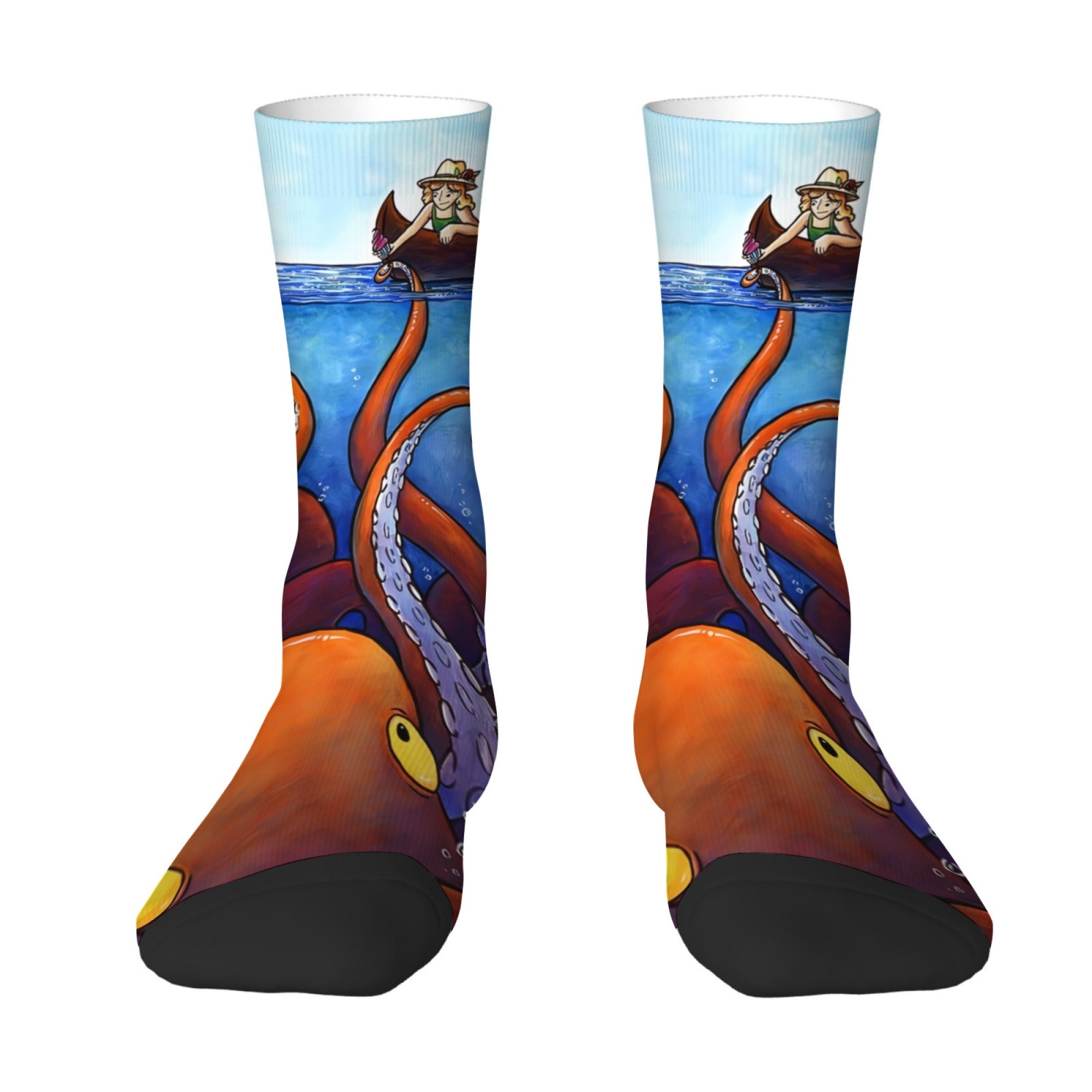 Ocean Adventure Print Socks So - Outdoor Adventure Youtube ulasan dan harga