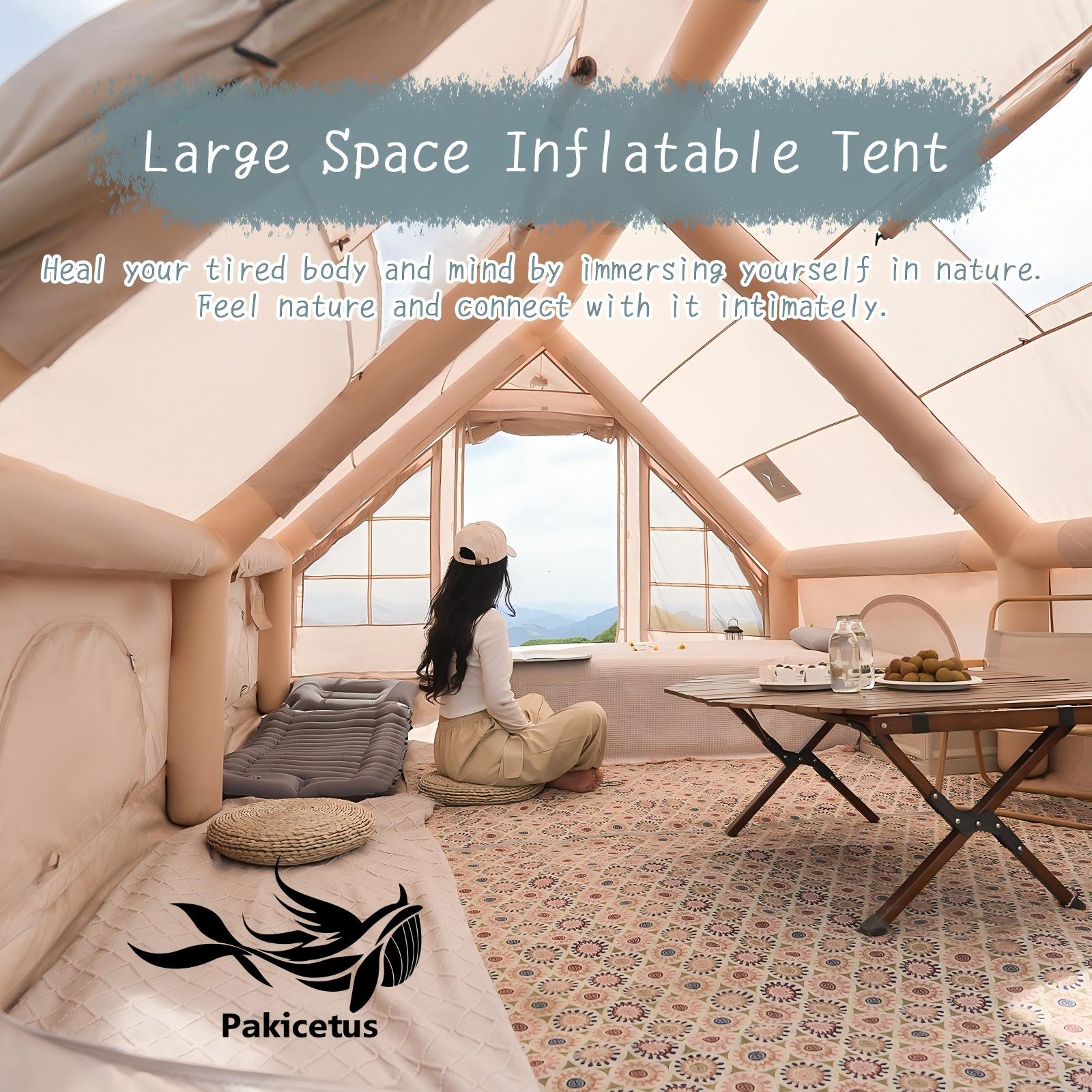 PAKICETUS Large Luxury Inflata - Outdoor Adventure Tent ulasan dan harga