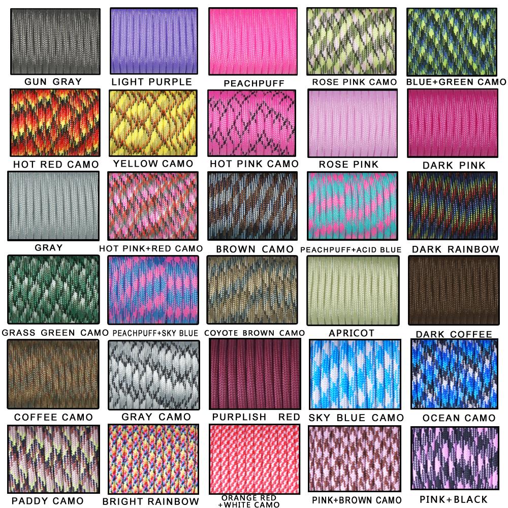 1PCS 550 Paracord Parachute Co - Paracord 550 Feet ulasan dan harga