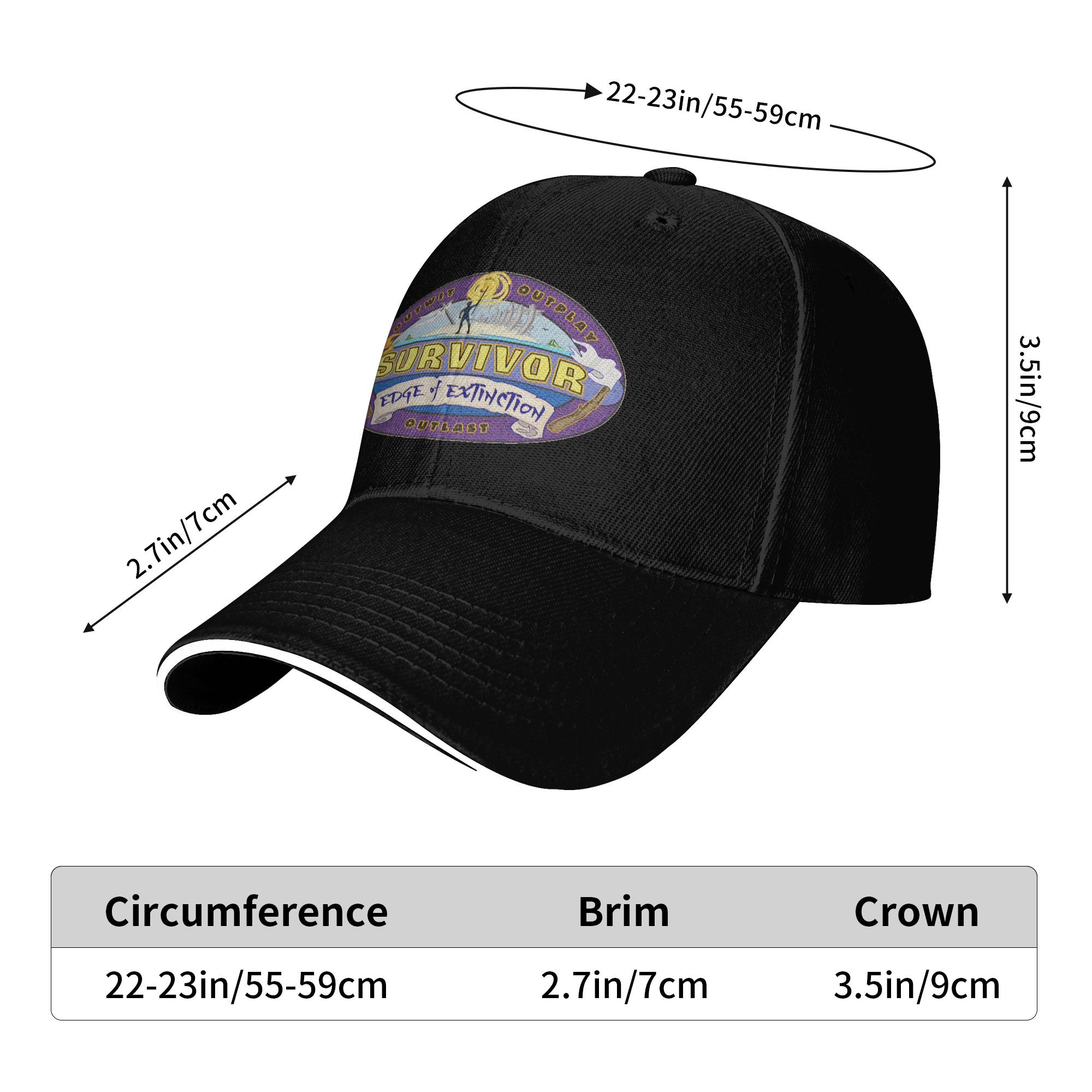 Custom S-Survivors Baseball Ca - Outdoor Adventure Show ulasan dan harga