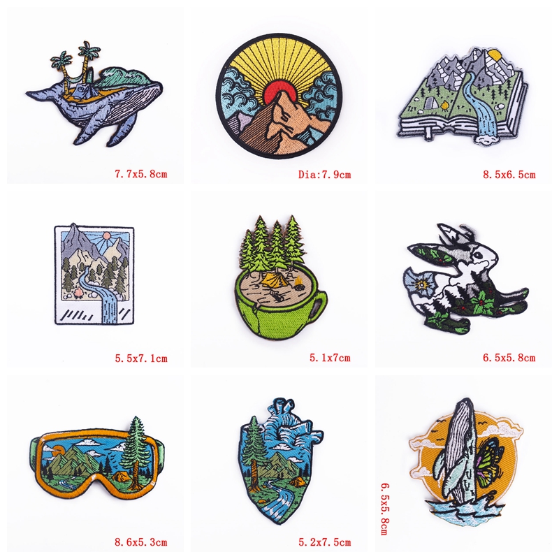 10PCS/lots Mountain Adventure  - Outdoor Adventure And Travel Show ulasan dan harga